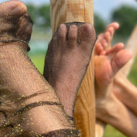 Feet and sun